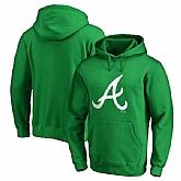 Men's Atlanta Braves Fanatics Branded Kelly Green St. Patrick's Day White Logo Pullover Hoodie,baseball caps,new era cap wholesale,wholesale hats